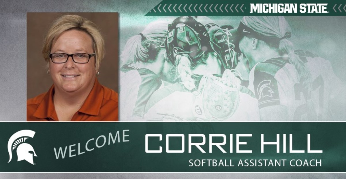 coach Corrie Hill to the Michigan State staff (PHOTO:  MSU SID)
